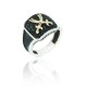 ANELLO UOMO IN ARGENTO STILE FASHION. COD. TA1016ANAR0000