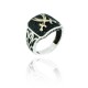 ANELLO UOMO IN ARGENTO STILE FASHION. COD. TA1017ANAR0000