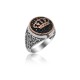 ANELLO UOMO IN ARGENTO STILE FASHION. COD. TA1036ANAR0000