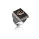 ANELLO UOMO IN ARGENTO STILE FASHION. COD. TA1039ANAR0000