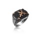 ANELLO UOMO IN ARGENTO STILE FASHION. COD. TA1047ANAR0000