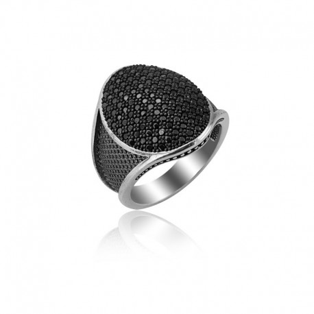 ANELLO UOMO IN ARGENTO STILE FASHION. COD. TA1054ANAR0000