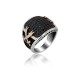 ANELLO UOMO IN ARGENTO STILE FASHION. COD. TA1079ANAR0000