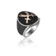 ANELLO UOMO IN ARGENTO STILE FASHION. COD. TA1087ANAR0000