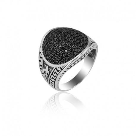 ANELLO UOMO IN ARGENTO STILE FASHION. COD. TA1089ANAR0000