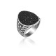 ANELLO UOMO IN ARGENTO STILE FASHION. COD. TA1090ANAR0000