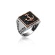 ANELLO UOMO IN ARGENTO STILE FASHION. COD. TA1094ANAR0000