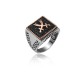 ANELLO UOMO IN ARGENTO STILE FASHION. COD. TA1097ANAR0000