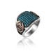 ANELLO UOMO IN ARGENTO STILE FASHION. COD. TA1132ANAR0000