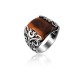 ANELLO UOMO IN ARGENTO STILE FASHION. COD. TA1151ANAR0000