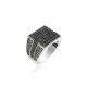 ANELLO UOMO IN ARGENTO STILE FASHION. COD. TA1191ANAR0000