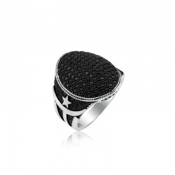 ANELLO UOMO IN ARGENTO STILE FASHION. COD. TA1192ANAR0000