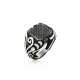 ANELLO UOMO IN ARGENTO STILE FASHION. COD. TA1197ANAR0000