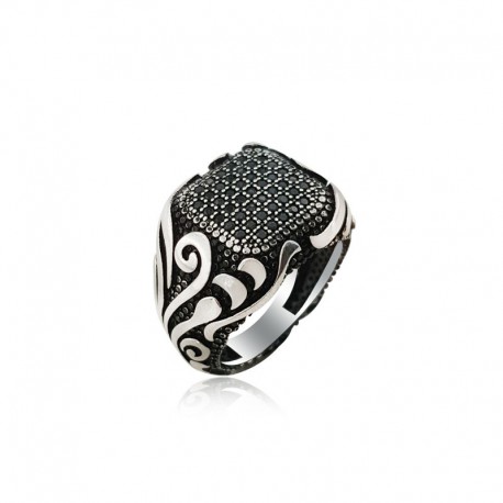 ANELLO UOMO IN ARGENTO STILE FASHION. COD. TA1197ANAR0000