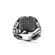 ANELLO UOMO IN ARGENTO STILE FASHION. COD. TA1197ANAR0000