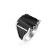 ANELLO UOMO IN ARGENTO STILE FASHION. COD. TA1204ANAR0000