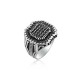 ANELLO UOMO IN ARGENTO STILE FASHION. COD. TA1205ANAR0000