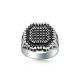 ANELLO UOMO IN ARGENTO STILE FASHION. COD. TA1205ANAR0000