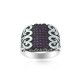 ANELLO UOMO IN ARGENTO STILE FASHION. COD. TA1210ANAR0000