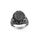 ANELLO UOMO IN ARGENTO STILE FASHION. COD. TA1214ANAR0000