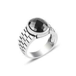 ANELLO UOMO IN ARGENTO STILE FASHION. COD. TA0157ANAR0000