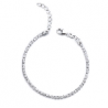 Bracciale in argento 925, e zirconi. COD. TA1441BRARROZZ