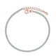 Bracciale in argento 925, e zirconi. COD. TA1446BRARORZZ