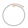 Bracciale in argento 925, e zirconi. COD. TA1446BRARORZZ