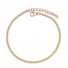 Bracciale in argento 925, e zirconi. COD. TA1447BRARORZZ