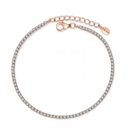 Bracciale in argento 925, e zirconi. COD. TA1449BRARORZZ