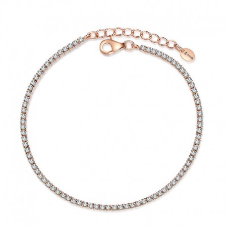 Bracciale in argento 925, e zirconi. COD. TA1449BRARORZZ