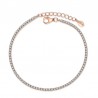Bracciale in argento 925, e zirconi. COD. TA1449BRARORZZ