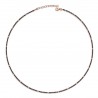 Collana in argento 925, e zirconi. COD. TA1458COARROZZ