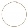 Collana in argento 925, e zirconi. COD. TA1462COARORZZ