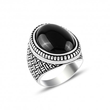 ANELLO UOMO IN ARGENTO STILE FASHION. COD. TA0174ANAR0000