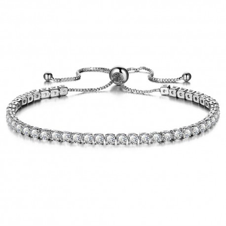 BRACCIALE TENNIS SILVER