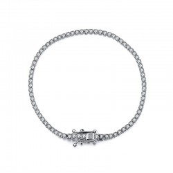 BRACCIALE TENNIS IN ARGENTO E ZIRCONI