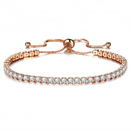 BRACCIALE TENNIS ROSE