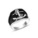 ANELLO UOMO IN ARGENTO STILE FASHION. COD. TA0191ANAR0000