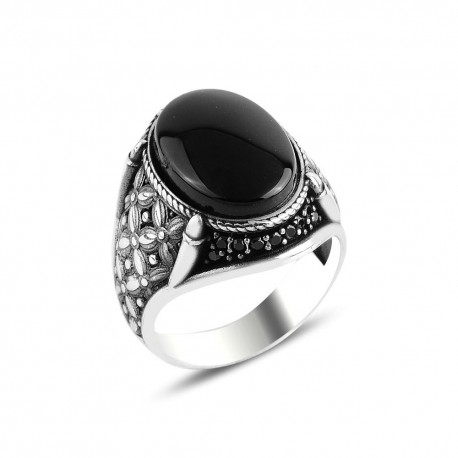 ANELLO UOMO IN ARGENTO STILE FASHION. COD. TA0248ANAR0000